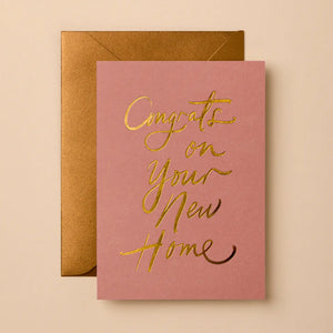 ‘Gabrielle & Celine’ Congrats on your new Home Greeting Card