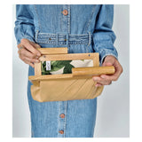 ‘Moy Tasmanian’ Timber & Leather Clutch