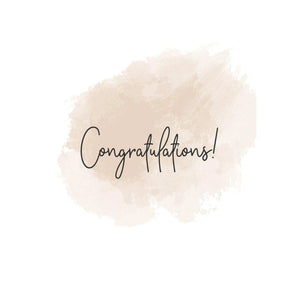 CONGRATULATIONS (PEACH)