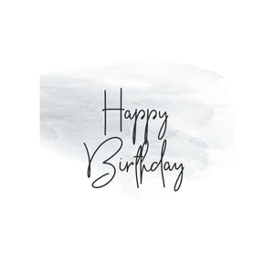HAPPY BIRTHDAY (BLACK)