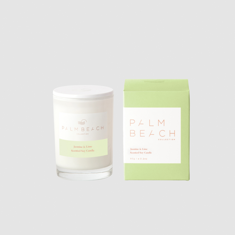 'Palm Beach Collection' Mini Scented Soy Candle 90gWATERMELON | POSY | SEA SALT | LILIES &amp; LEATHER | CLOVE &amp; SANDALWOOD 
LINEN I COCONUT LIME 
A perfect gift or to test out a new scent, lift your home (for upPalm Beach Collection