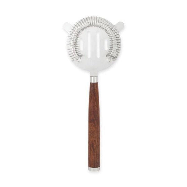 ‘Viski’ Admiral Wood-Handled Strainer
Sized to fit mixing glasses of any capacity, this wood-handled strainer combines the functionality of a professional-grade bar tool with the richly textured grain oVISKI