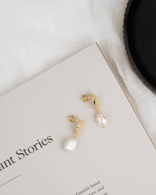 ‘Bowie & Co’ Baroque Pearl Earrings