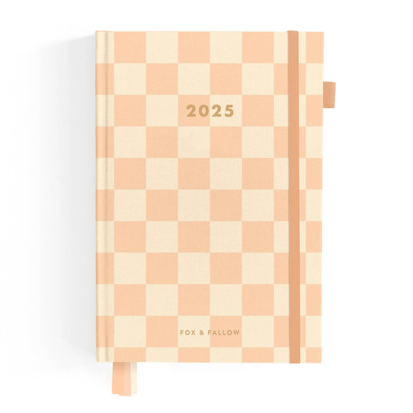 'Fox and Fallow' 2025 Horizontal Planner - Salmon Check