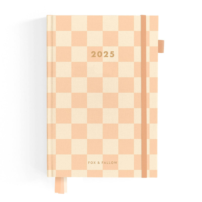 'Fox and Fallow' 2025 Horizontal Planner - Salmon Check