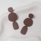 Petra | Statement Earrings - Nutmeg Brown