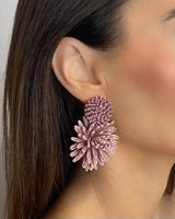 Dahlia Raffia Earrings