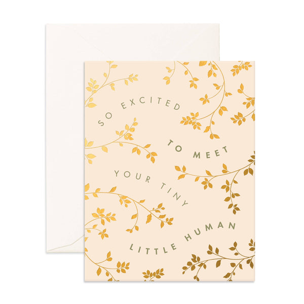 Little Human Vines Greeting Card