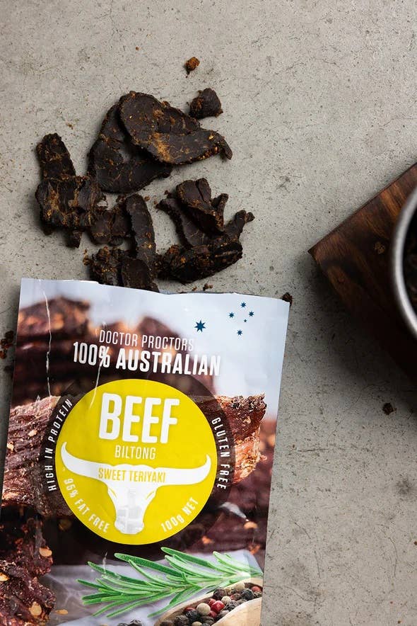 Doctor Proctor's Sweet Teriyaki Beef Jerky 100g