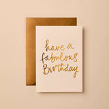 ‘Gabrille & Celine’ Have A Fabulous Birthday Card