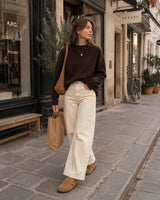 'Human Shoes' Winnie Slip on Loafers - Tan Suede