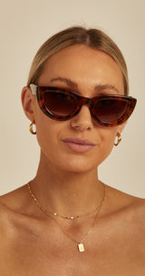 Portsea Sunglasses - Honey Turtle