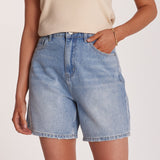 Grace Denim Short - Capri Blue