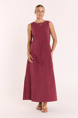 Eleanor Maxi Dress - Wine