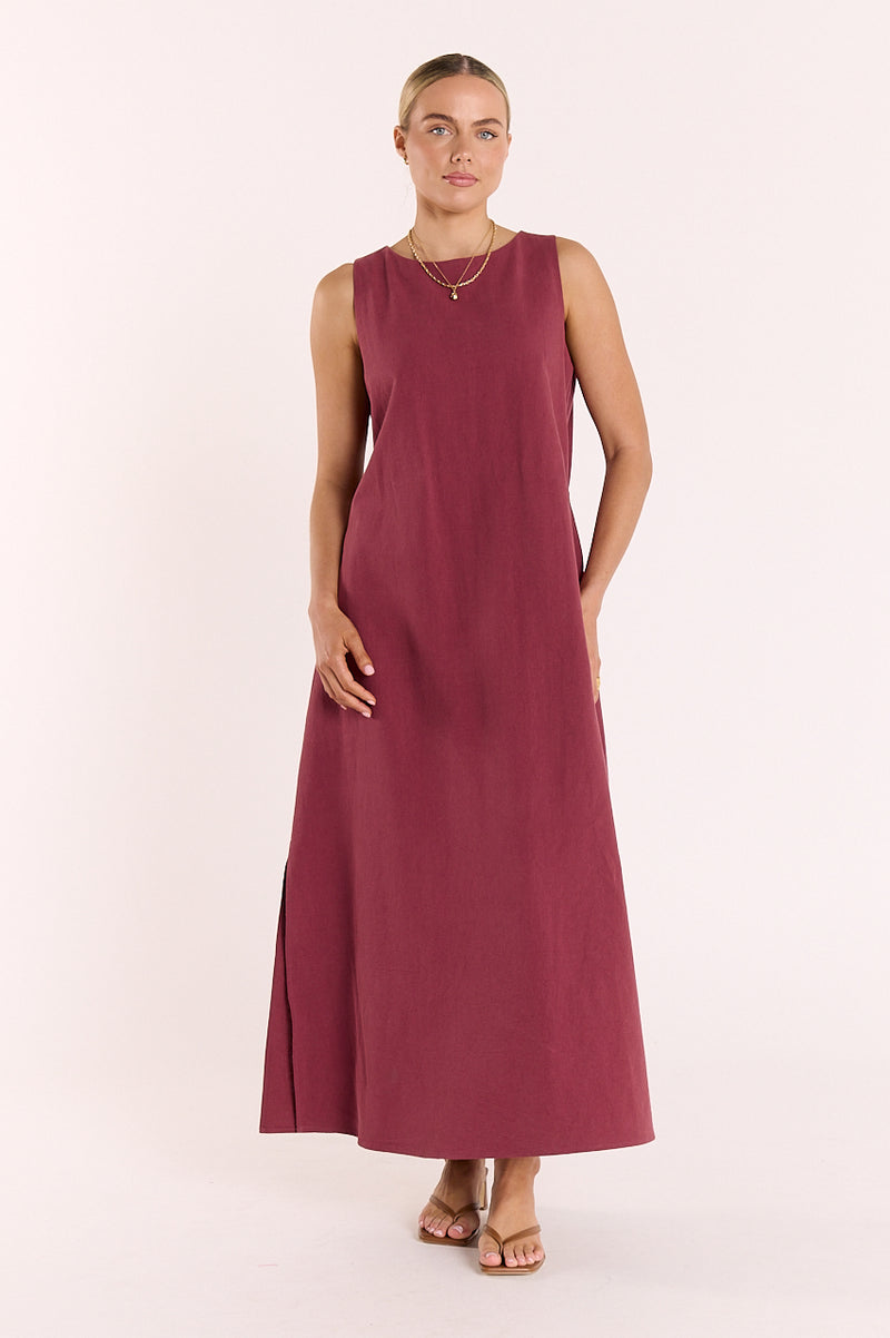 Eleanor Maxi Dress - Wine