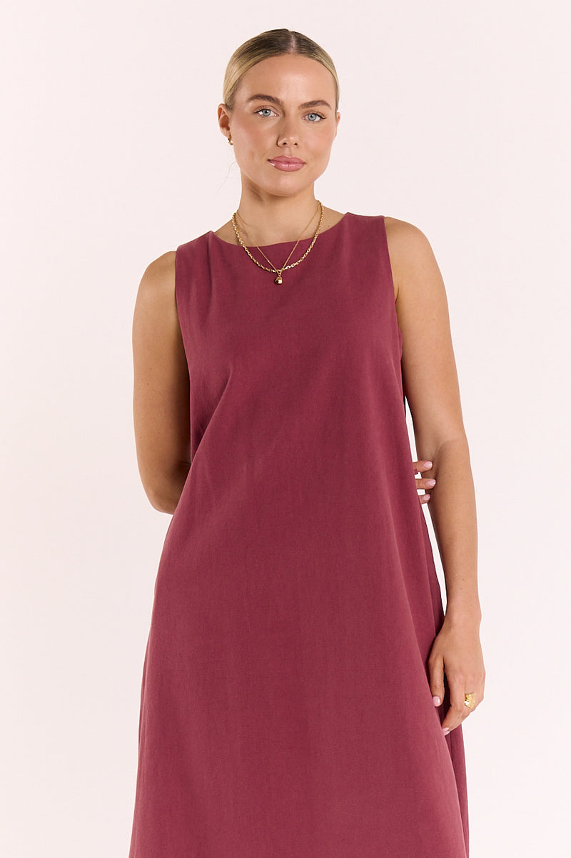 Eleanor Maxi Dress - Wine