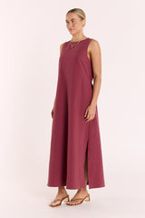 Eleanor Maxi Dress - Wine