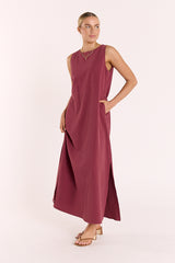 Eleanor Maxi Dress - Wine