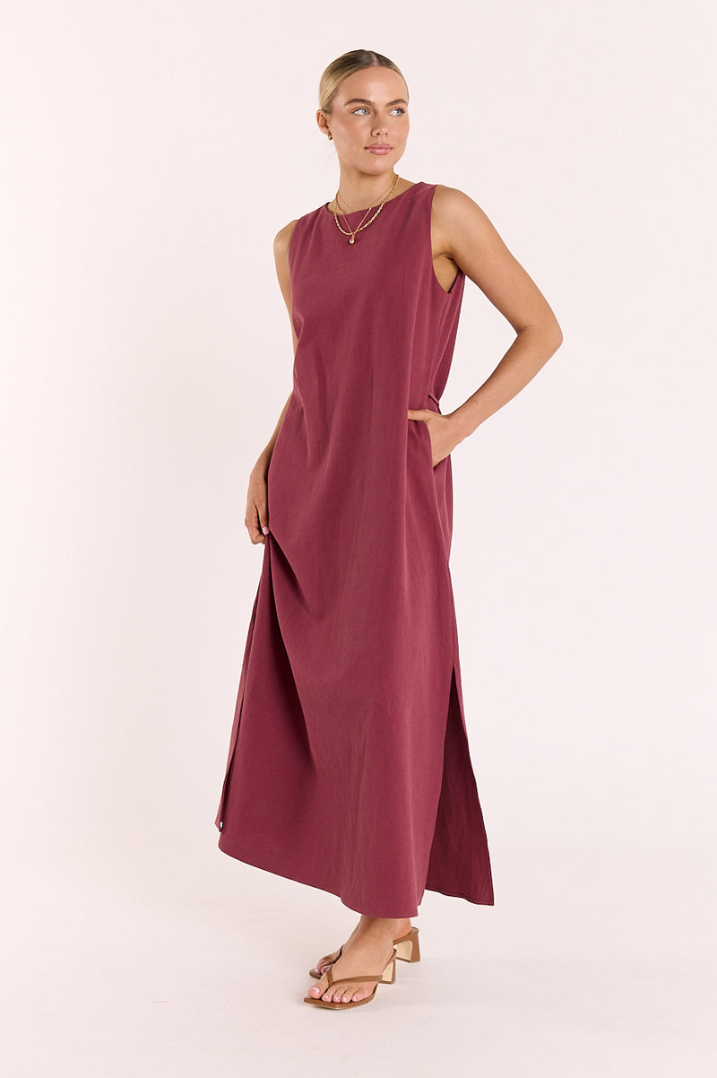 Eleanor Maxi Dress - Wine