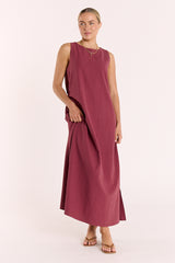 Eleanor Maxi Dress - Wine