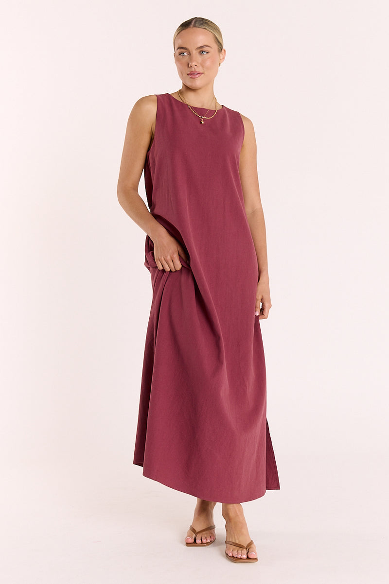 Eleanor Maxi Dress - Wine