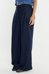 Beth Tailored Pant - Navy
