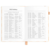 'Fox and Fallow' 2025 Horizontal Planner - Salmon Check