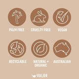 ‘Valor’ Waxed Canvas Toiletry Bag - Green