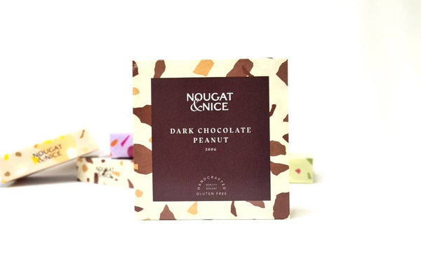 'Nougat and Nice' Dark Chocolate Peanut Nougat