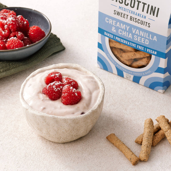 BISCOTTINI - Creamy Vanilla & Chai Seed Vegan (125g)