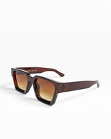 Angels Whisper Accessories - L&S Jury Rectangular Sunglasses in Brown -House of Holabox