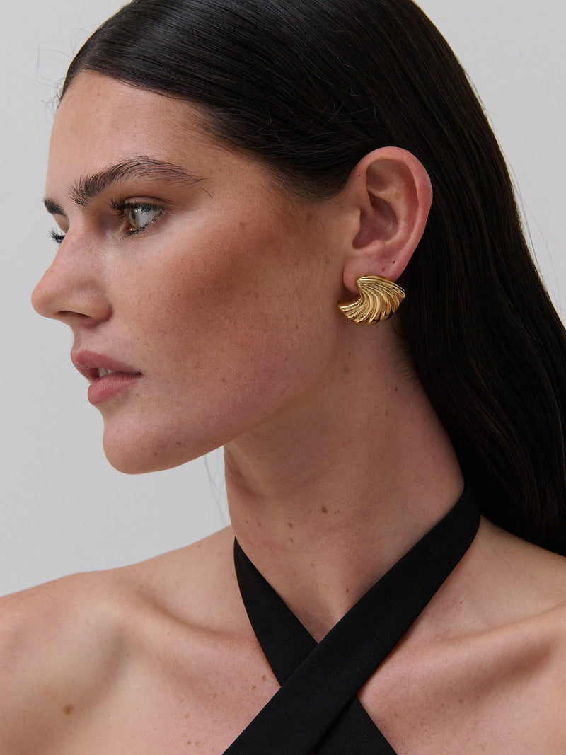 Seashell Statement Earrings