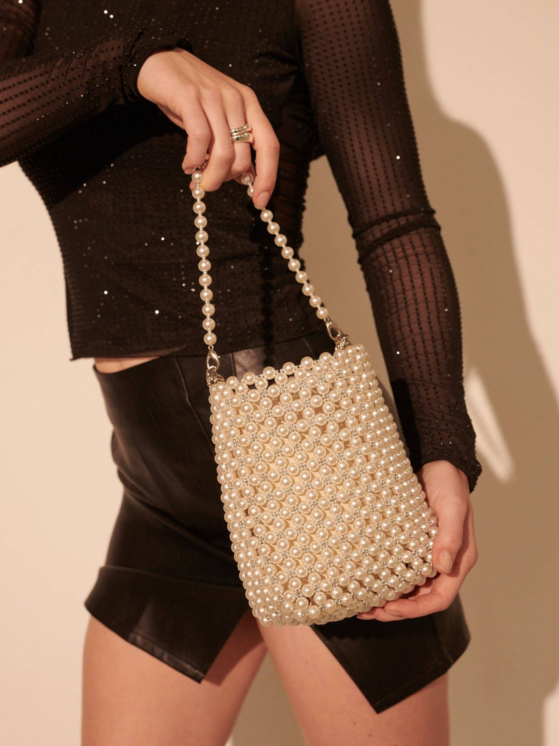 Boba Mini Pearl Bucket Bag
