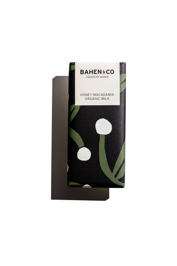 'Bahen + Co' Honey Macadamia Organic Milk Chocolate