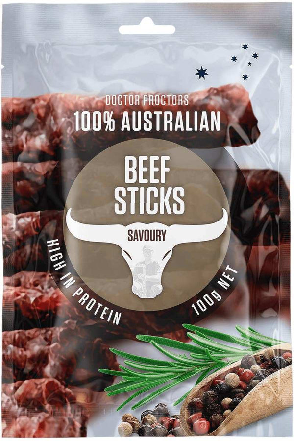 Doctor Proctor's Savoury Beef Sticks 100g