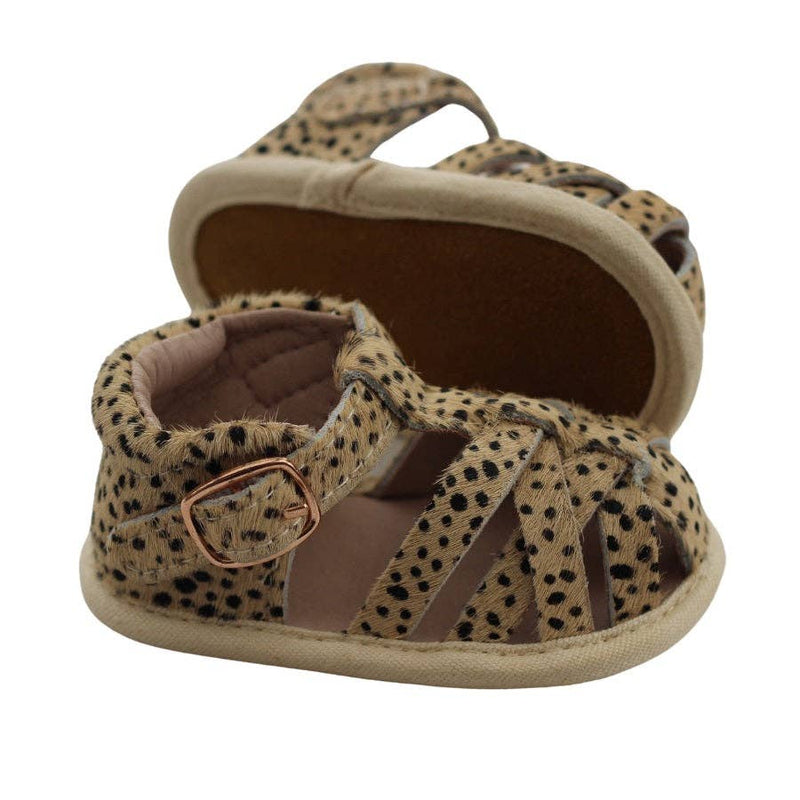 ‘Fauve + Co’ Dakota Leather Sandals - Leopard