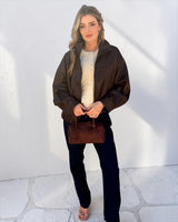JUDE LEATHER LOOK BOMBER