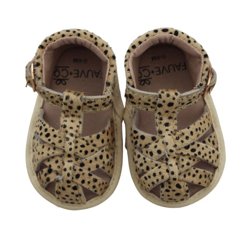 ‘Fauve + Co’ Dakota Leather Sandals - Leopard