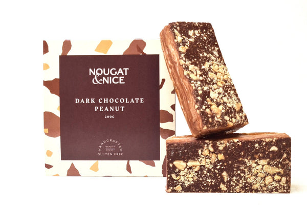 'Nougat and Nice' Dark Chocolate Peanut Nougat