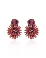 Dahlia Raffia Earrings