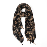 Vera in Black and Tan Autumn/Winter Scarf