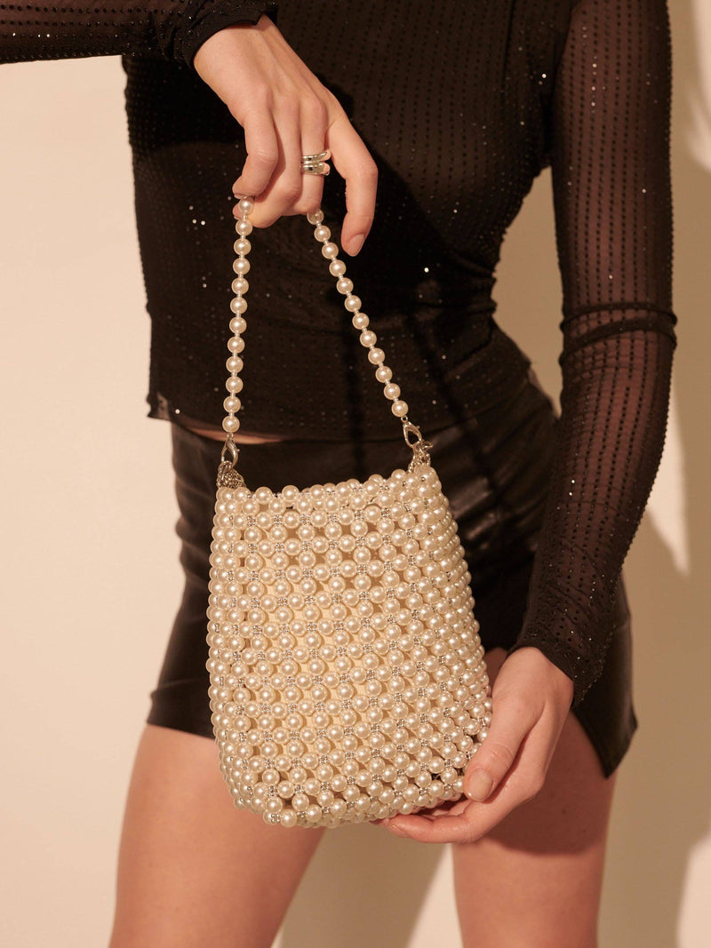 Boba Mini Pearl Bucket Bag