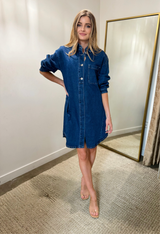 Sweeny Denim Shacket Dress