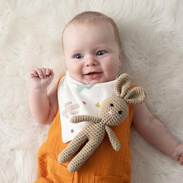 Lulu Crochet Bunny  - Taupe