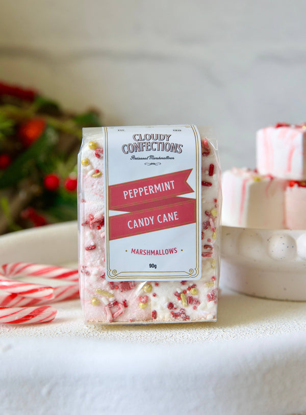 'Cloudy Confections' Candy Cane Marshmallows