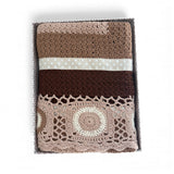'And the Little Dog Laughed' Orce Hand Crochet Blanket - Chocolate