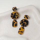 Petra | Statement Earrings - Tortoise Shell