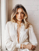 Ariana Pearl & Diamanté Headband