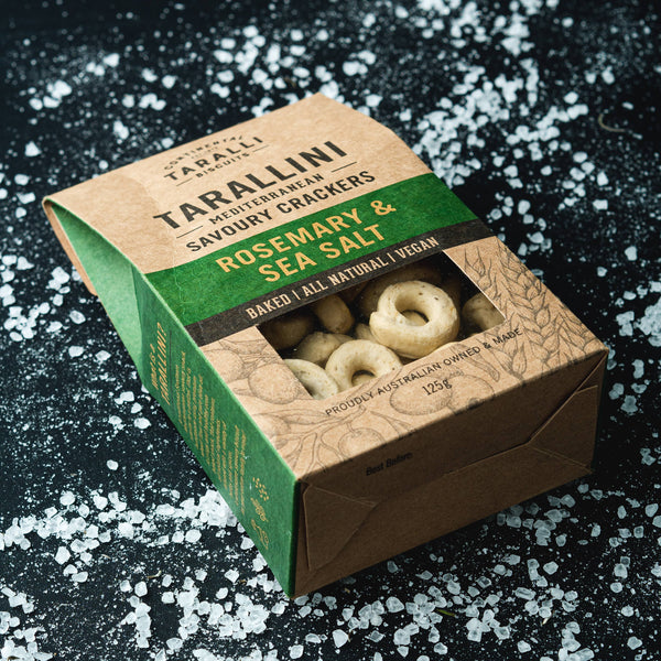 TARALLINI - Rosemary & Sea Salt - Vegan (125g)