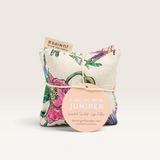 House of Holabox Dancing with Juniper floral cotton-linen eye pillow with lavender and wheat filling for relaxation.